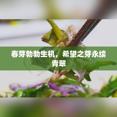 春芽勃勃生機(jī)，希望之芽永續(xù)青翠
