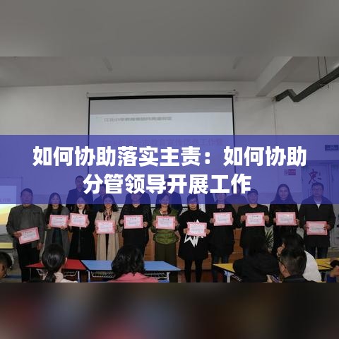 如何協(xié)助落實(shí)主責(zé)：如何協(xié)助分管領(lǐng)導(dǎo)開展工作 