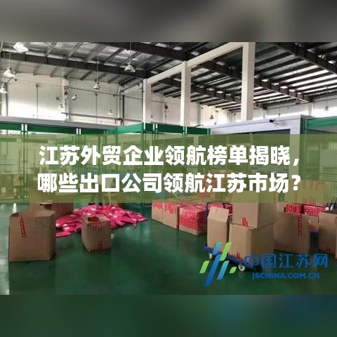 江蘇外貿(mào)企業(yè)領(lǐng)航榜單揭曉，哪些出口公司領(lǐng)航江蘇市場？