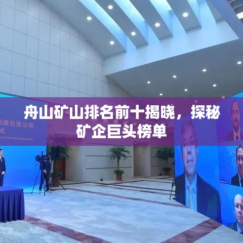 舟山礦山排名前十揭曉，探秘礦企巨頭榜單