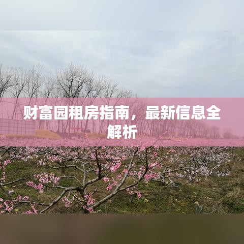 財(cái)富園租房指南，最新信息全解析
