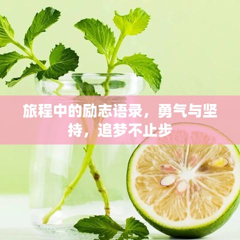 旅程中的勵志語錄，勇氣與堅持，追夢不止步