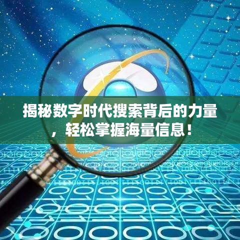 揭秘數(shù)字時代搜索背后的力量，輕松掌握海量信息！