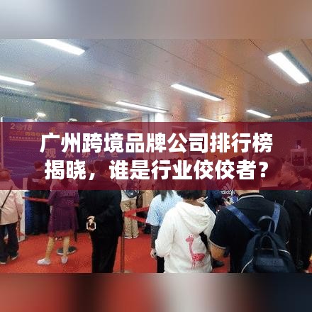 廣州跨境品牌公司排行榜揭曉，誰是行業(yè)佼佼者？