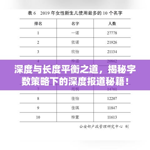 深度與長(zhǎng)度平衡之道，揭秘字?jǐn)?shù)策略下的深度報(bào)道秘籍！
